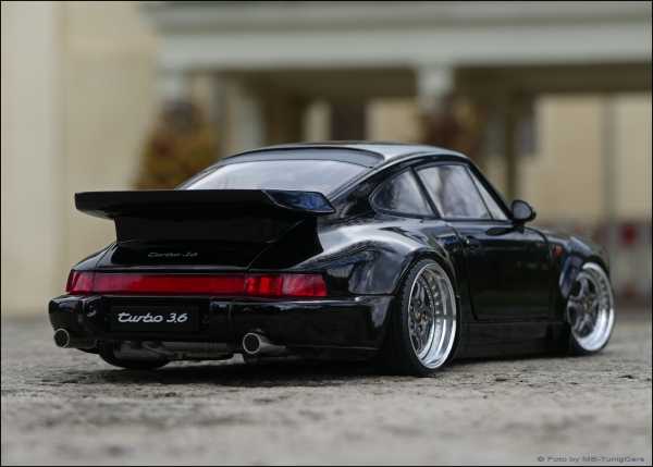 1:18 PORSCHE 911 964 Turbo Coupe 3.6 1993 Car "BadBoys1"